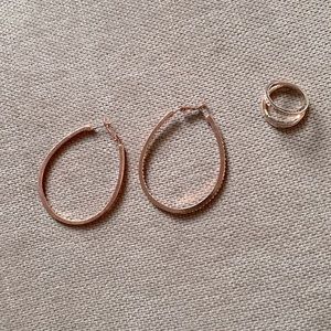 Charming Charlie Earrings and Matching Ring